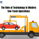 The Role of Technology in Modern Tow Truck Operations