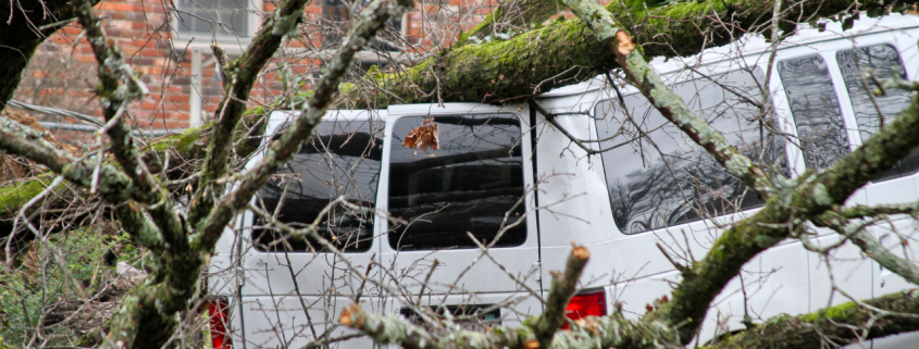 towing in bad weather